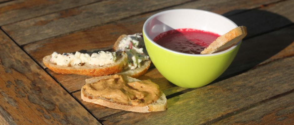 Dips betteraves rouges yaourt