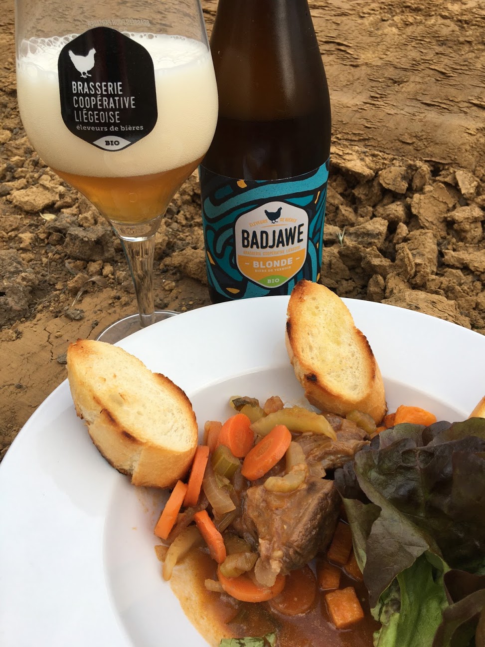 ‘Osso bucco’ de boeuf à la bière